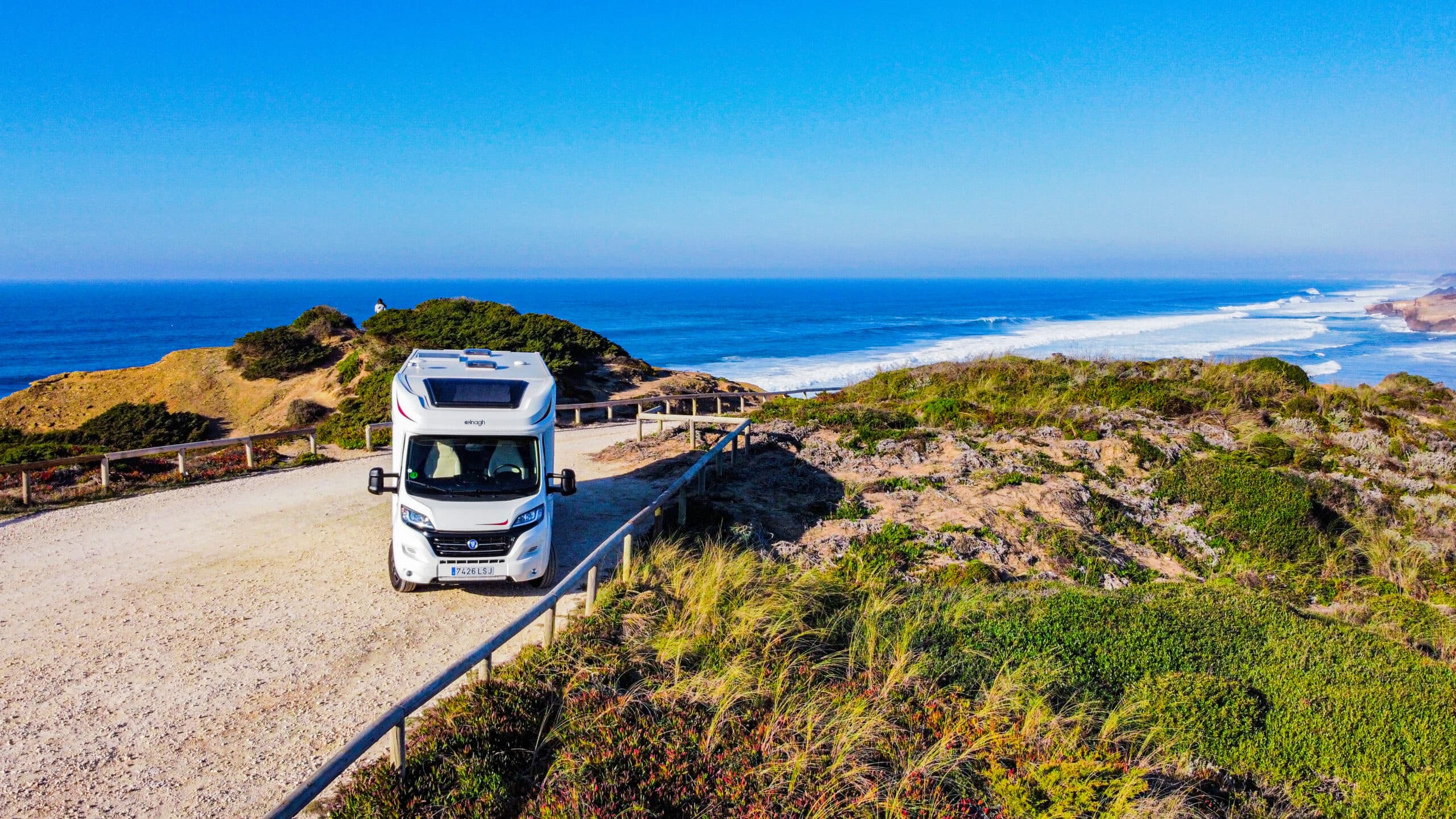 Autocaravanas Europa aerial view